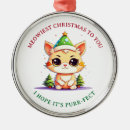 Search for cat puns christmas tree decorations Kitten