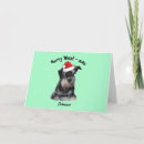 Search for schnauzer christmas cards Black