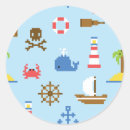 Search for pixel art stickers Sea
