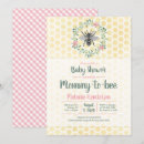 Search for bee baby girl shower invitations Cute