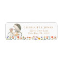 Search for whimsical floral return address labels Modern