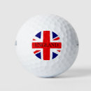 Search for red white and blue golf balls Union jack