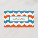 Search for chevron business cards Colourful