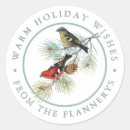 Search for red bird stickers Winter