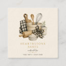 Search for artisan business cards Pastry chef