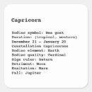 Search for capricorn stickers Zodiac