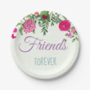 Search for best friend paper plates Birthday