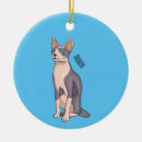 Search for sphynx cat christmas tree decorations Hairless