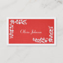 Search for embroidered business cards Simple
