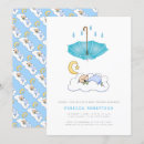 Search for umbrella baby shower invitations White