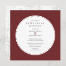 Search for burgundy rehearsal dinner invitations Typography