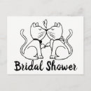 Search for cats bridal shower invitations Kitty