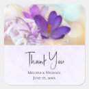Search for spring square wedding stickers Purple