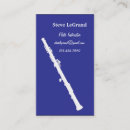 Search for flute business cards Instrument