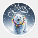 Search for snow bear stickers Merry christmas