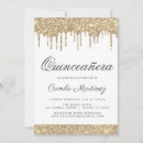 Search for pretty sweet 16 invitations Gold
