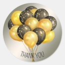 Search for balloon wedding stickers Gold