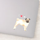 Search for i love pugs stickers Heart