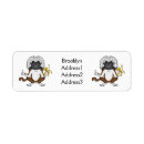 Search for banana return address labels Monkey