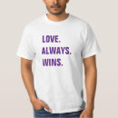 Search for love always wins tshirts Gay