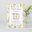 Search for peach and mint invitations Green
