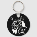 Search for love kitty key rings Typography