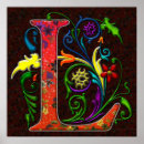 Search for floral letter posters Flowers