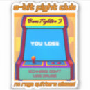 Search for retro arcade stickers Level up