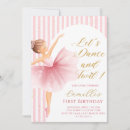 Search for ballerina party invitations Tutu