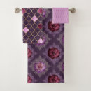 Search for purple and gold bath towels Floral