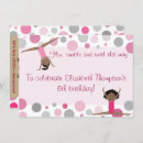 Search for african american gymnastics invitations Girl