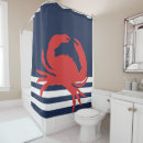 Search for navy blue striped shower curtains Sea life