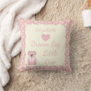 Search for teddy bear cushions Baby girl