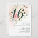 Search for watercolor sweet 16 invitations Floral