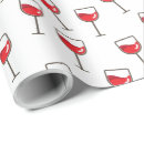 Search for red wine wrapping paper Red and white
