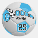 Search for baby soccer stickers Blue