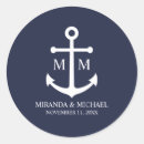 Search for anchor monogram stickers Beach