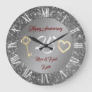 Search for 25th anniversary clocks Couple