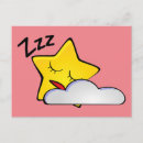 Search for sleeping moon postcards Sleepy