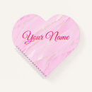 Search for heart shape notebooks Valentine