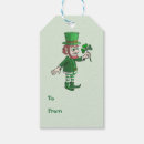 Search for shamrock gift tags Green