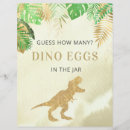 Search for dinosaur baby shower games Green