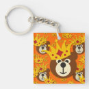 Search for kids pattern key rings Bear