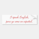 Search for speak english bumper stickers Spanish