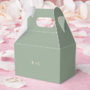 Search for sage green favour boxes Minimalist