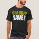 Search for claudio tshirts Music