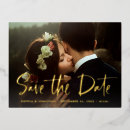 Search for gold foil save the dates Classy