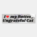 Search for cat lover bumper stickers Cute