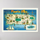 Search for old caribbean map posters Puerto rico