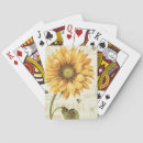 Search for yellow sunflowers playing cards Summer